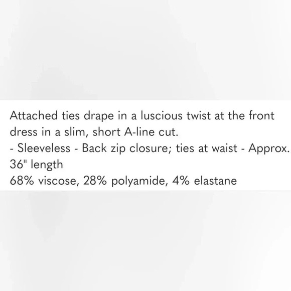 NWT $229 Ted Baker Papron Tie Front Dress-Pink-(Ted Baker Size 1) - Picture 13 of 13